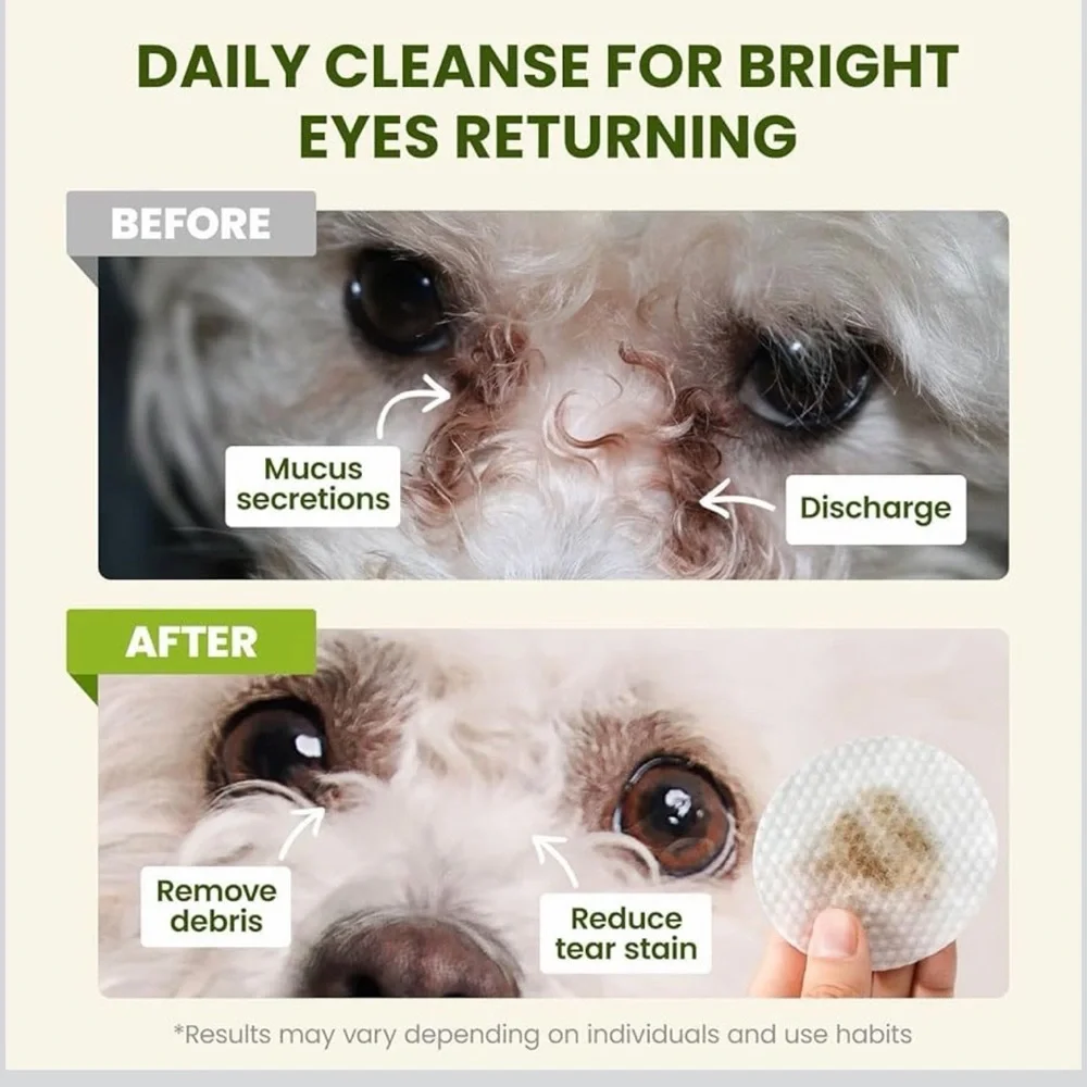 PawSono Pet Eye Wipes - (unscented)